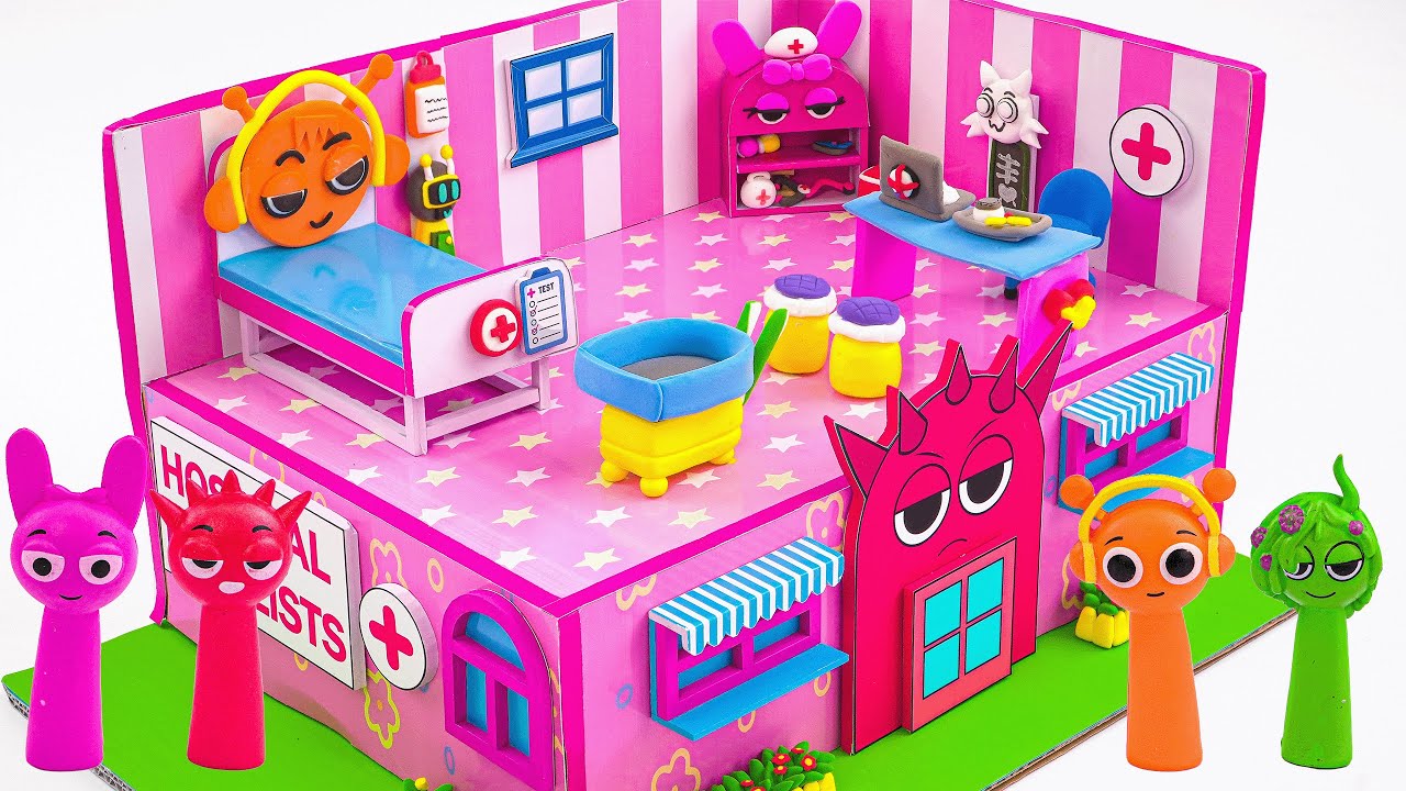 SPRUNKI Pinki Toy Satisfying with Unboxing Color House Playset ASMR ✨ Funny Toys