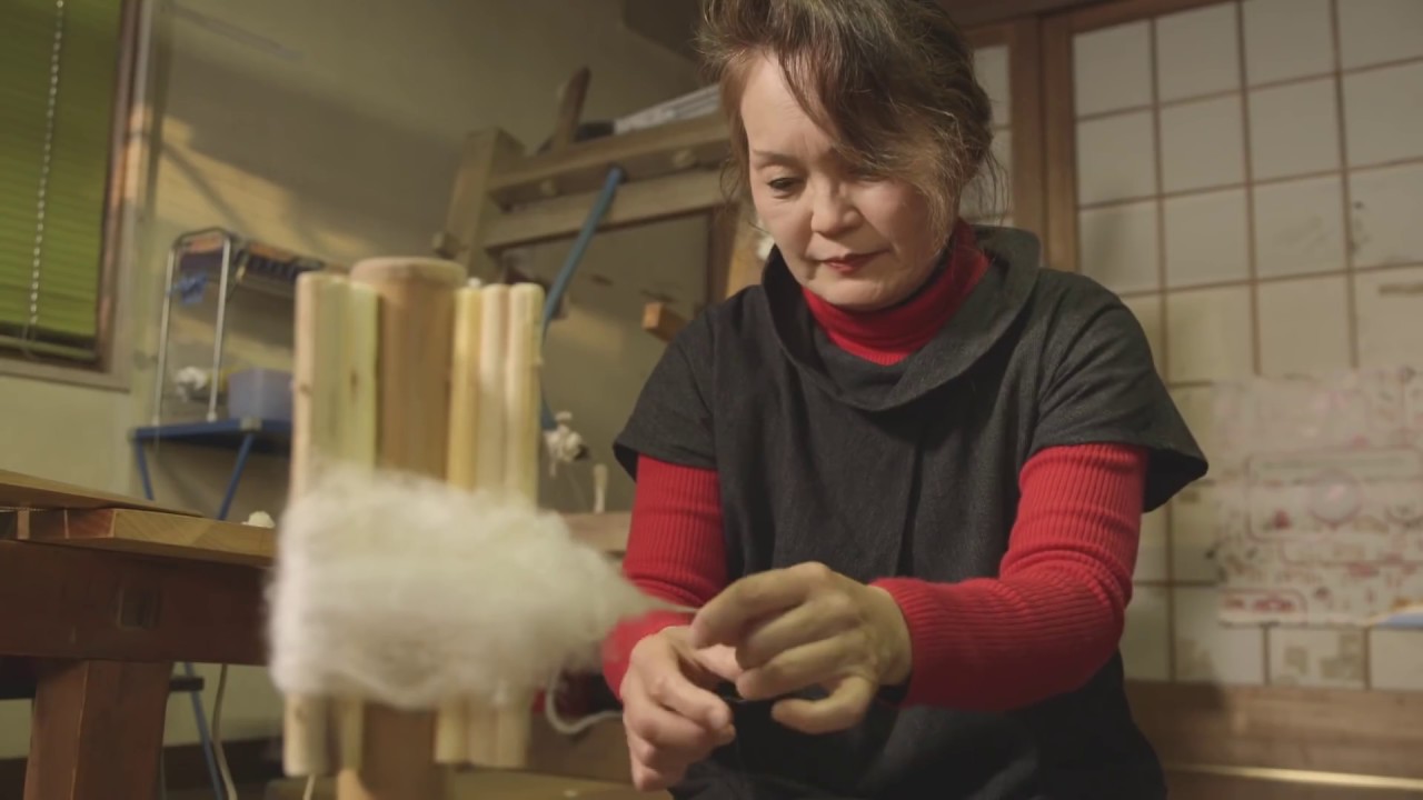 手技TEWAZA「結城紬」Yuki Tsumugi Textile／伝統工芸 青山スクエア Japan traditional crafts Aoyama Square