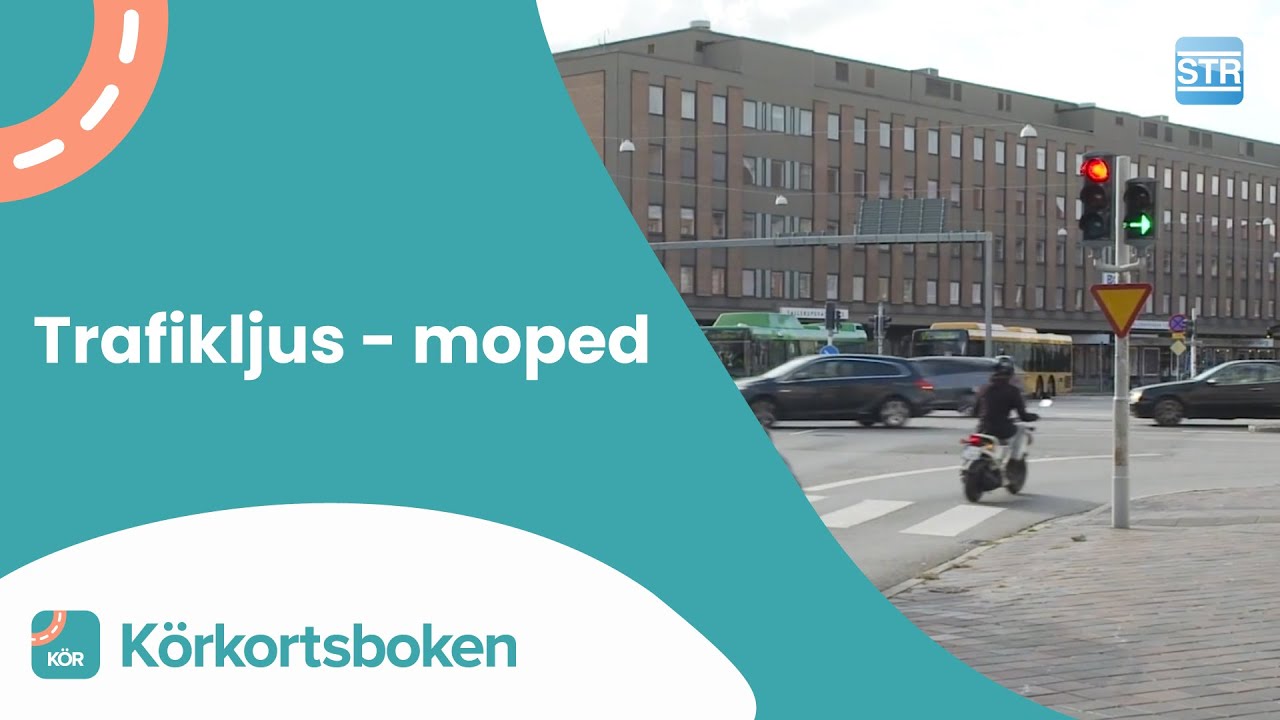 Trafikljus moped | Körkortsboken