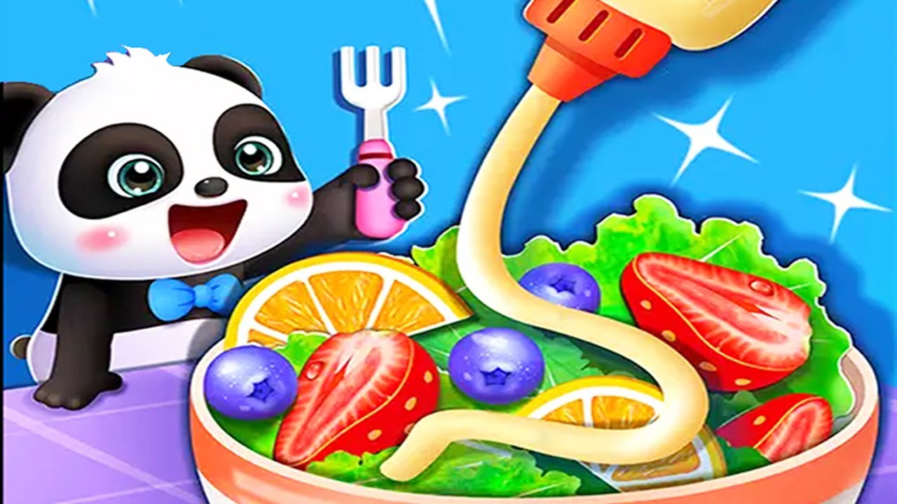 Baby Panda's Cooking Party | Healthy Food | Learn About Nutrition | BabyBus gameplay video