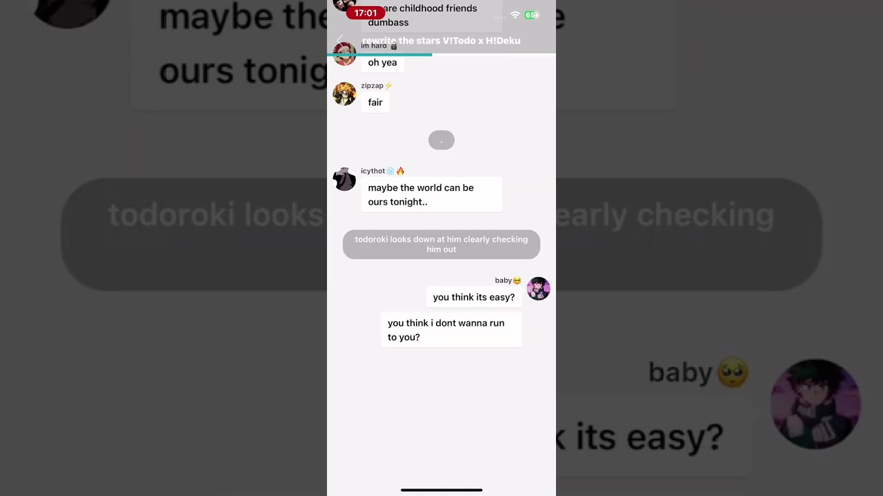 CLASS 1-A LYRIC PRANK(not really) - rewrite the stars - V.Todo x H.Deku - bakudeku?(onesided)