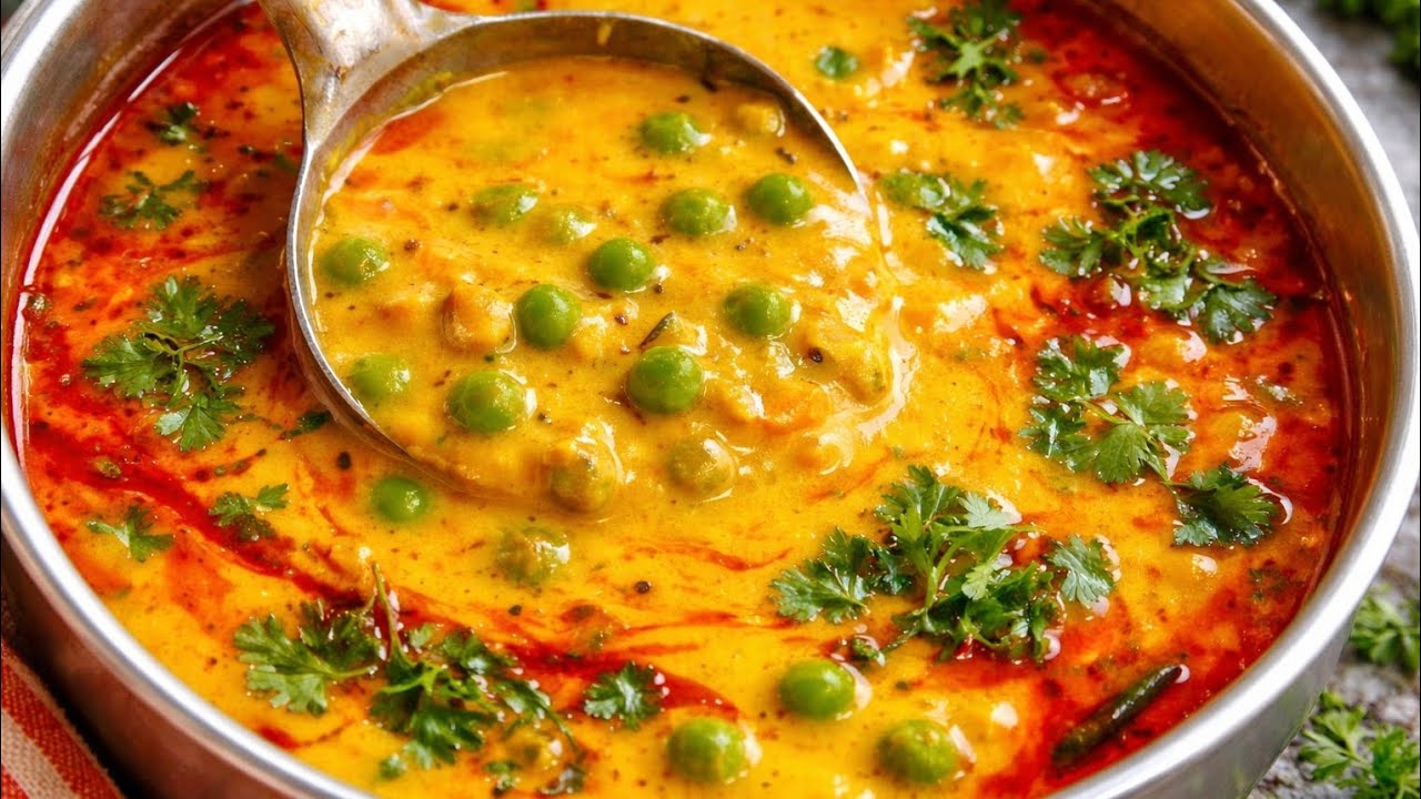 Matar Curry Recipe | Easy & Tasty 😋#viral #cooking #easyrecipe #curry #cooking 