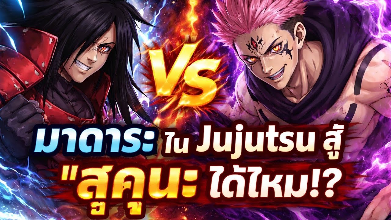 ถ้ามาดาระ อยู่ในโลก Jujutsu จะสู้กับสุคุนะได้ไหม? | วิเคราะห์พลัง Naruto vs Jujutsu Kaisen