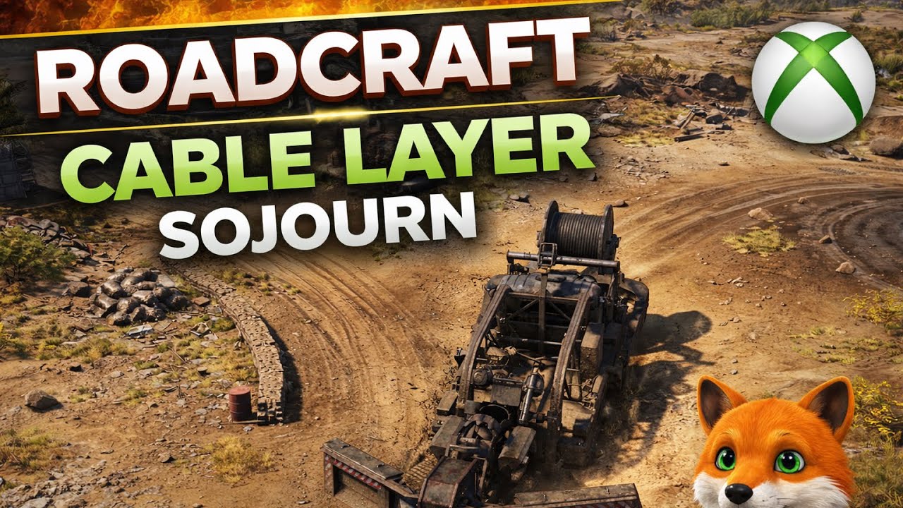 RoadCraft Sojourn Mission Gameplay | Cable Layer | Xbox