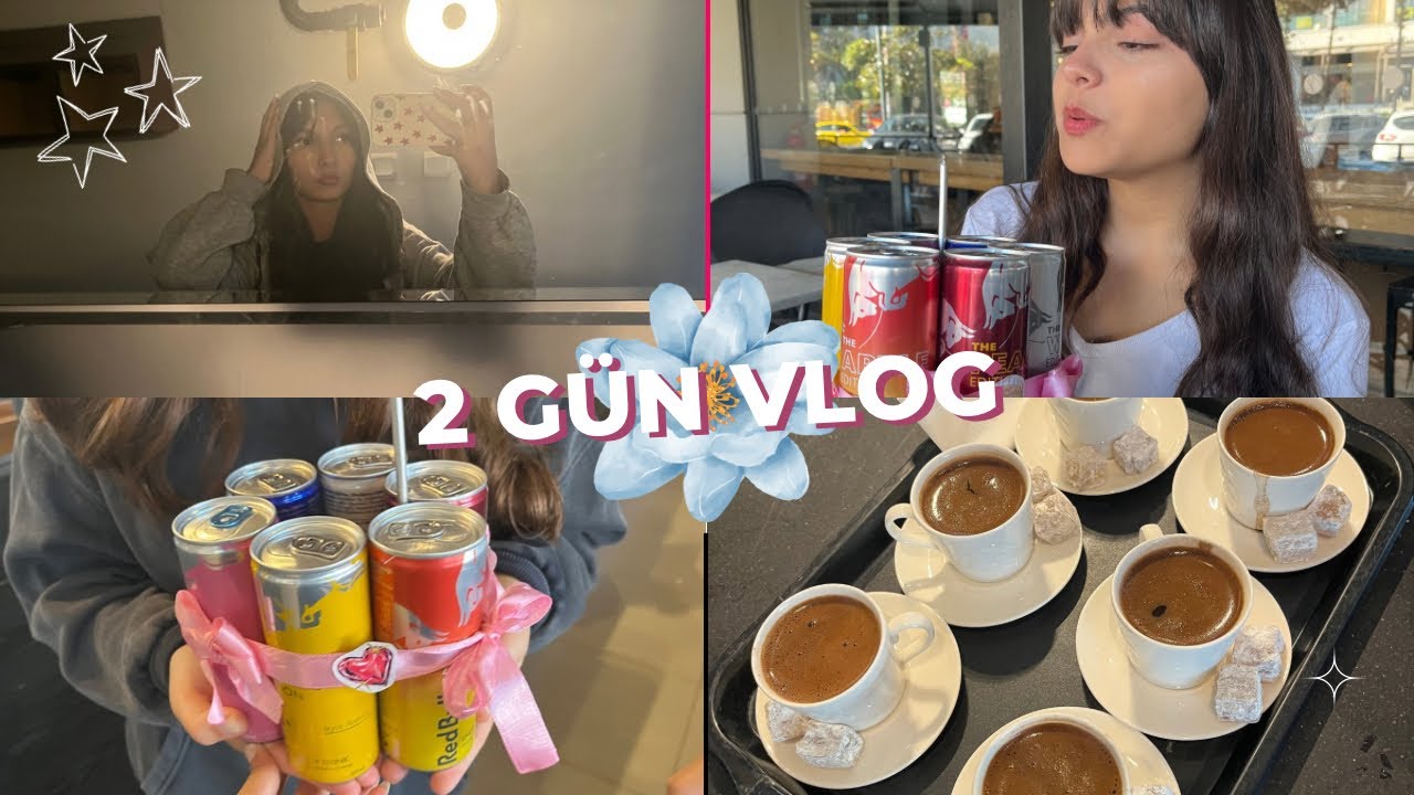VLOG #2 | 2 günlük okul vlogu , doğum günü kutlaması 💓💓