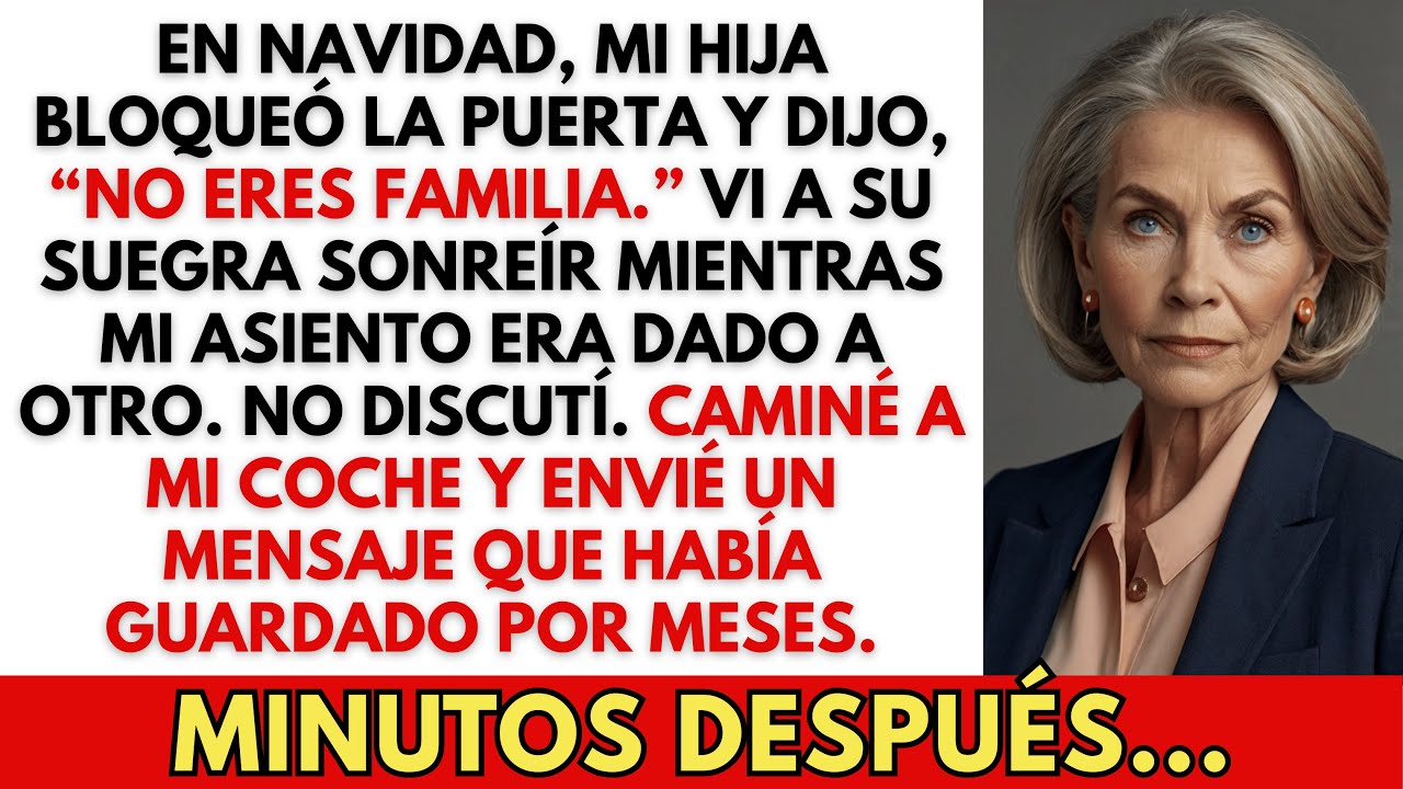 En Acción de Gracias, Mi Hija Bloqueó la Puerta y Dijo, ‘No Eres Familia…
