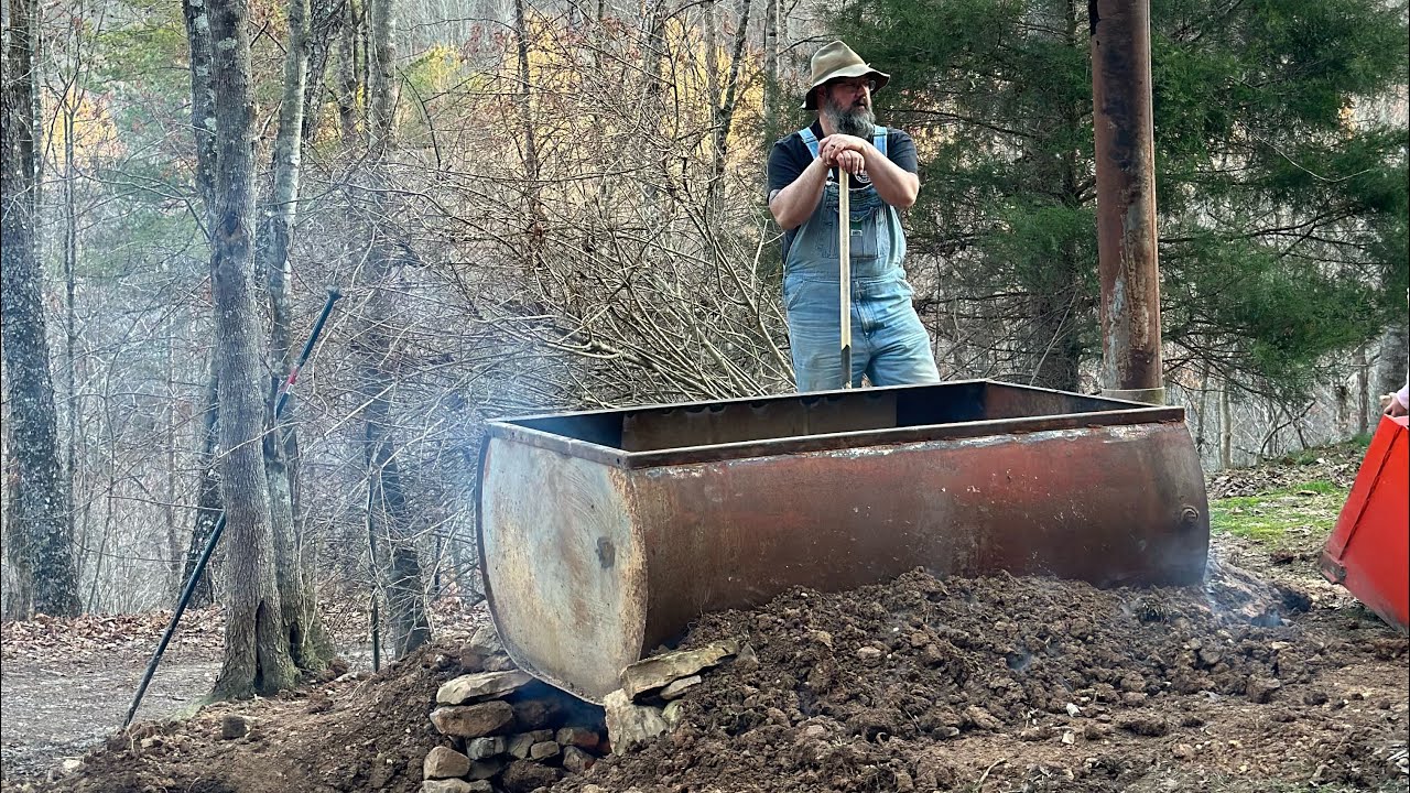 Furnace Build for Hog Scalding Tank