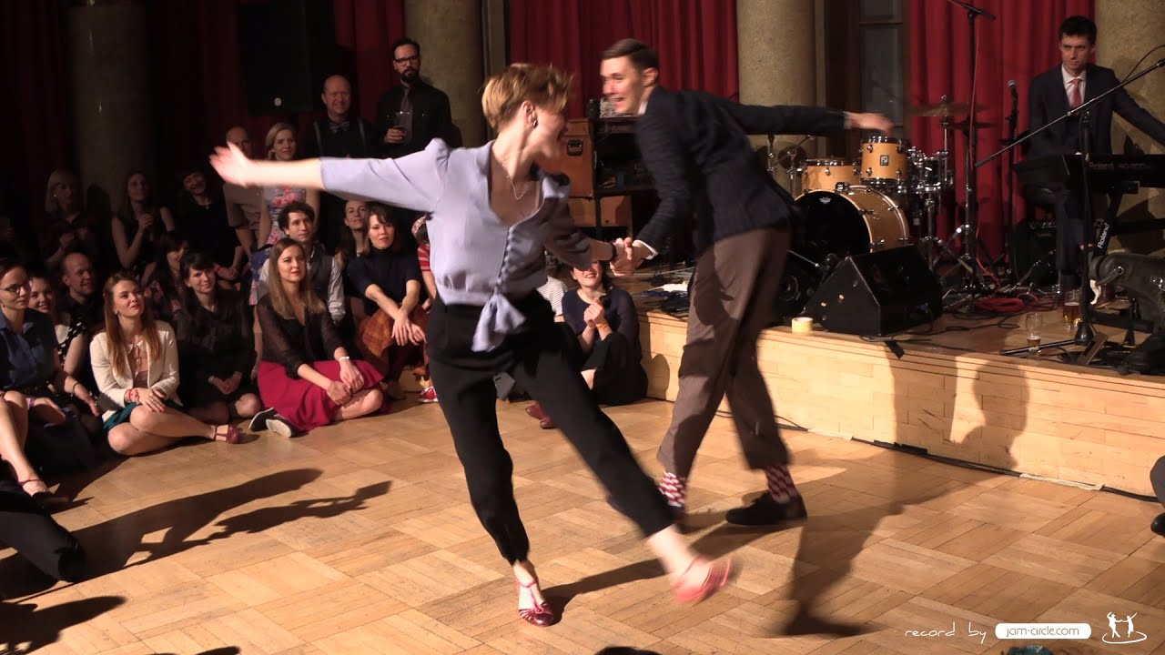 Pamela & Rokas 2019 ✪ Prague Xmas Swing : St. Louis Shag Demo PSX