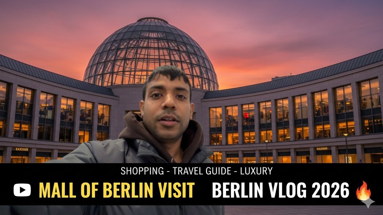 Mall of Berlin Snowfall Night ❄️ | Berlin Winter Vlog | बर्फ़ीली रात बर्लिन #subscribe #trending 