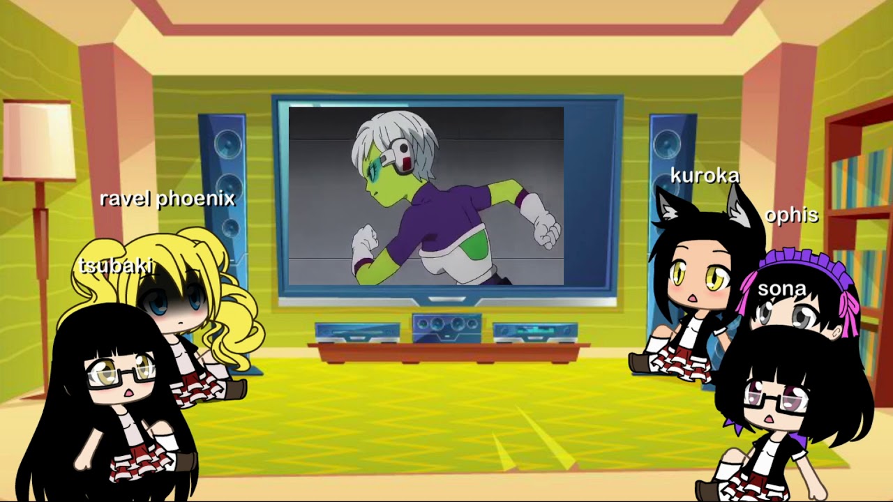 personajes de dxd reaccionan a gogeta vs broly