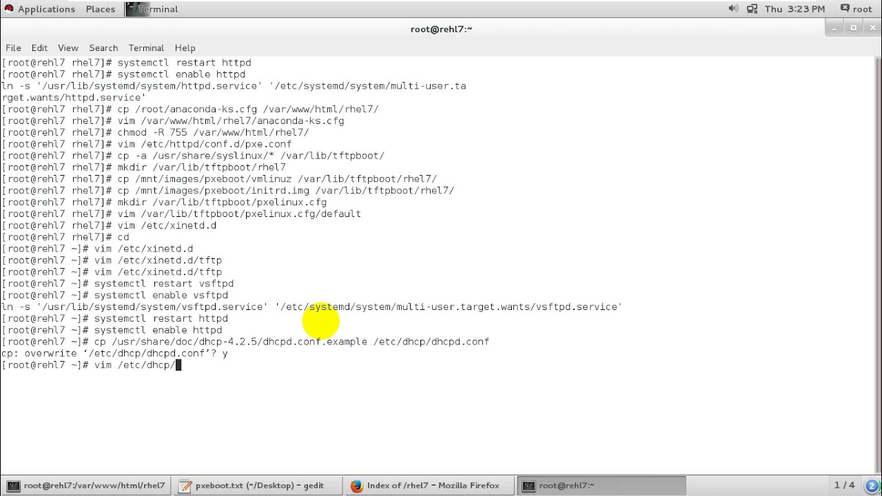 Install Red Hat7/Centos 7Through Network (http Server) with KickStart Answer File