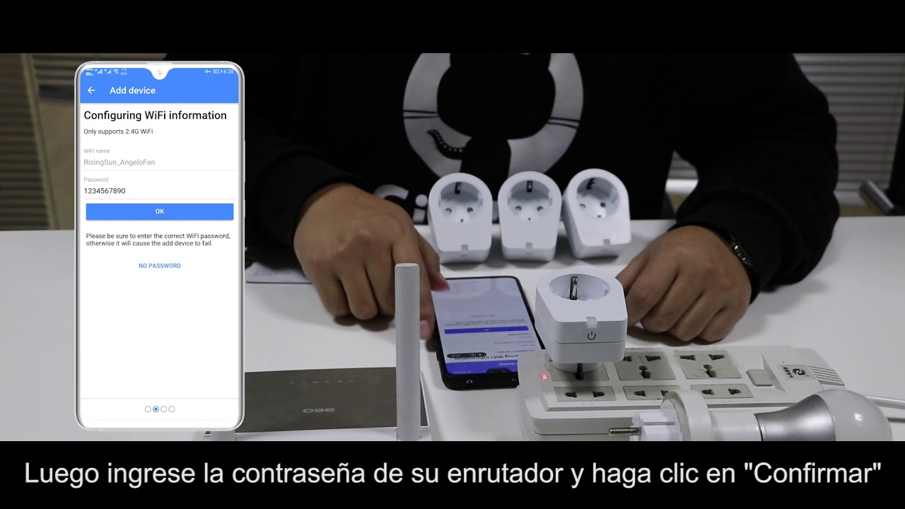 How to add Lunvon WiFi socket Spanish version