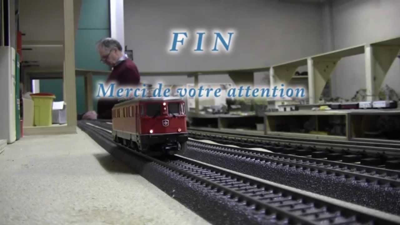 Ae 6/6  Märklin n° 39363 (999 exemplaires)   essai 17 février 2015