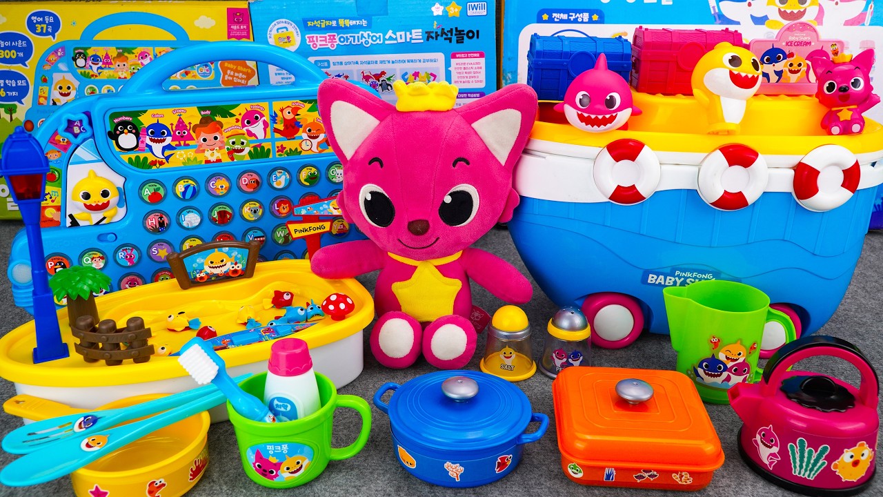 BABY SHARK Collection - Satisfying with Unboxing Baby Shark Ship Playset
