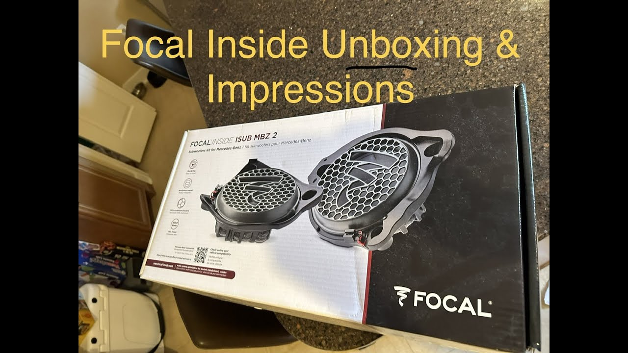 Mercedes Focal Speaker Unboxing