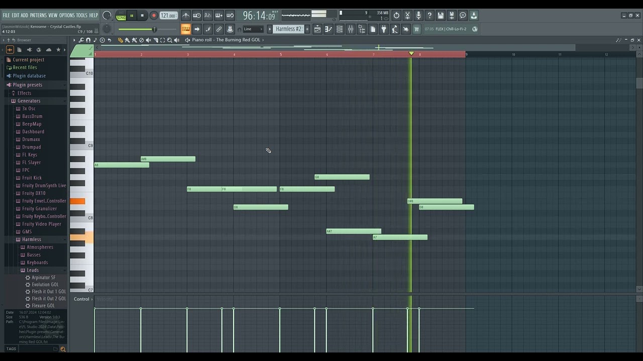 Crystal Castles - Kerosene [FL STUDIO REMAKE]
