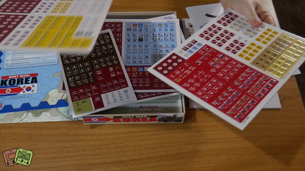 Unboxing: Next War: Korea from GMT Games - The Players' Aid