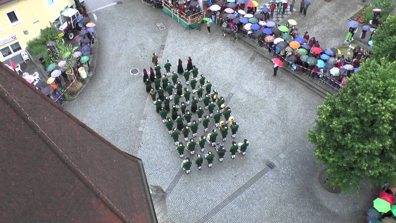 Marschshow 2015 Trachtenkapelle Hilbern