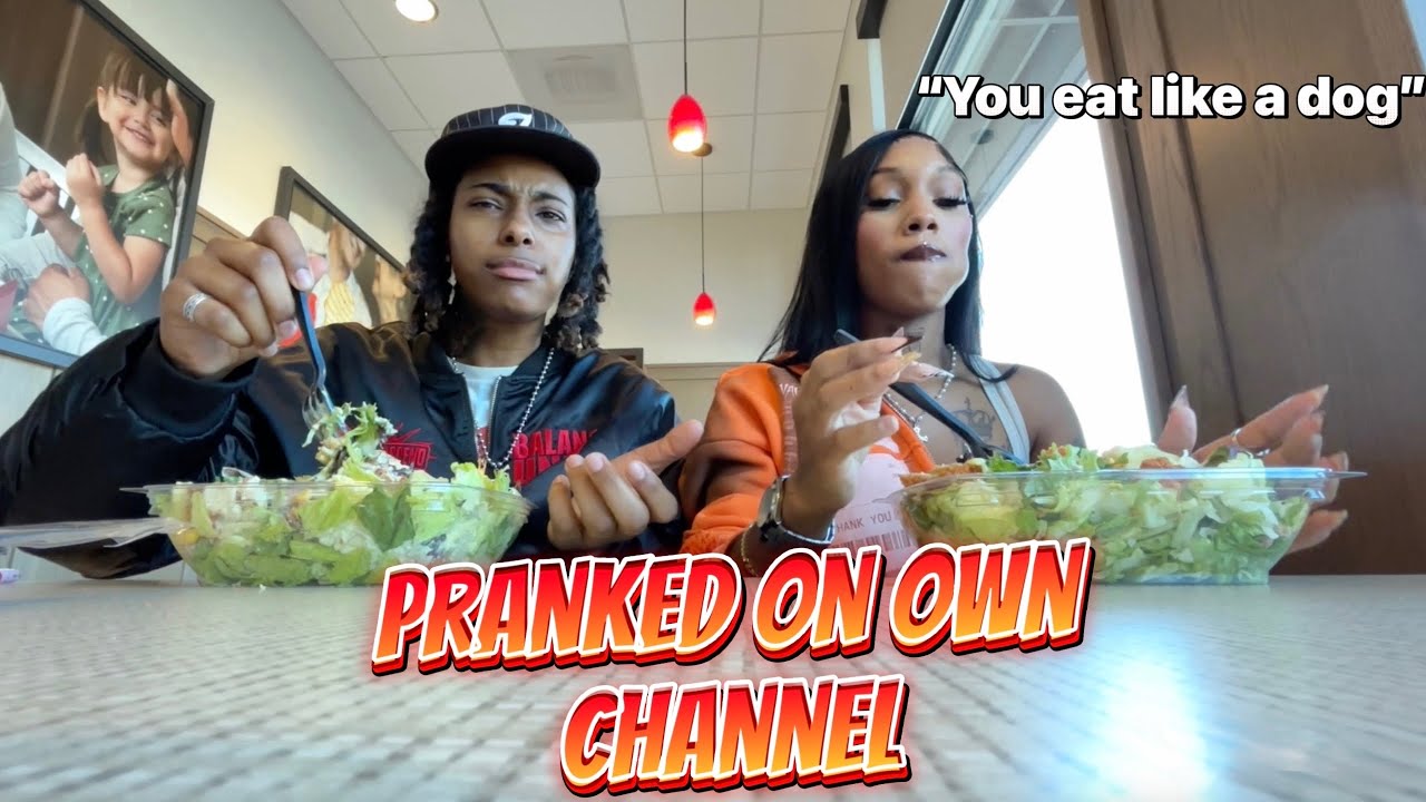 KYHRA PRANKS ME ON MY OWN CHANEL...SHE SAYS THIS