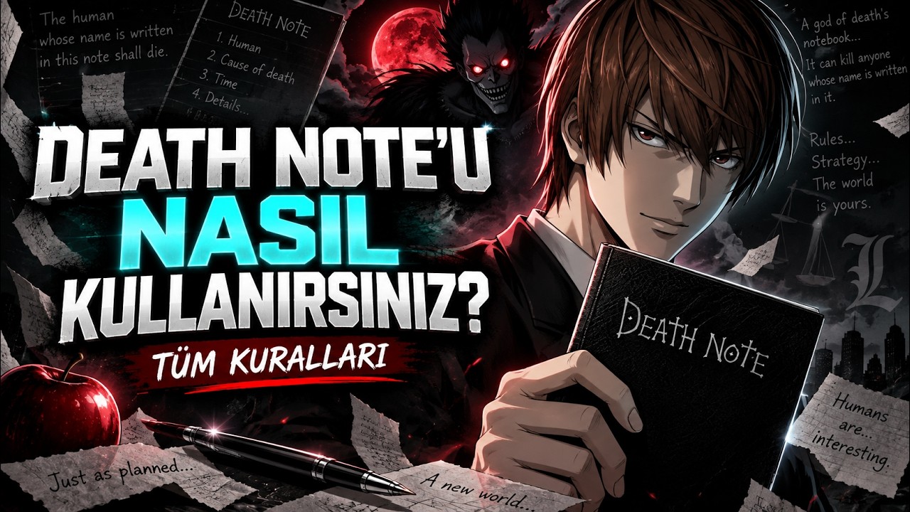 Death Note'unuz var, nasıl kullanırsınız? | Death Note Tüm Kuralları