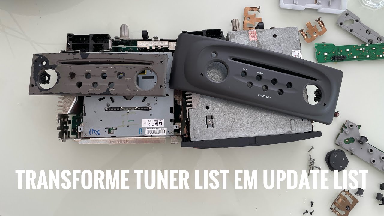 Como transformar seu rádio RENAULT TUNER LIST em UPDATE LIST