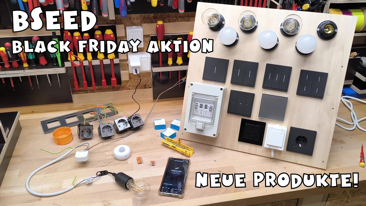 🔥 Black Friday Deals: BSEED smart Home Schalterserien Wifi, ZigBee, Touch,...