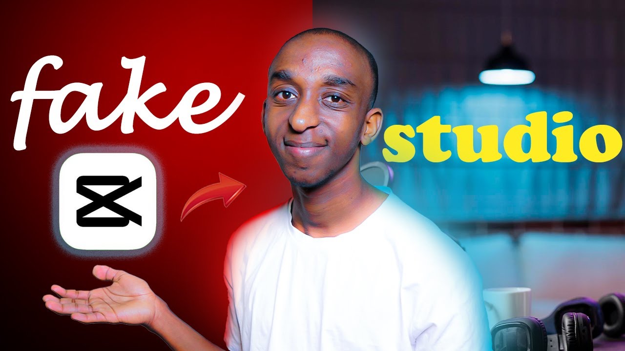 🔴 How to create fake backgrounds for YouTube Create a Fake YouTube Studio BackgroundForFree |YouTube