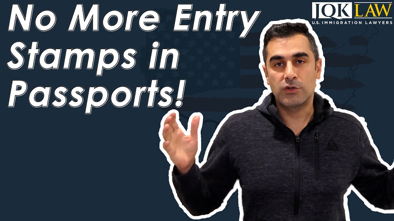 No More Entry Stamps in Passports