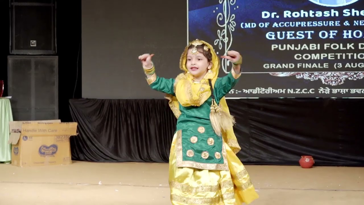 🎉Solo Folk Gidha WIN! 🏆 1st Place Performance That WOWed the Judges!  #punjabidance #folkdance 