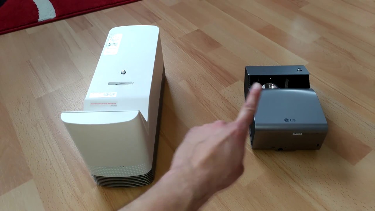 LG PH450UG 450 Lumen vs. HF85JS 1500 Lumen LED gegen Laser Projektor