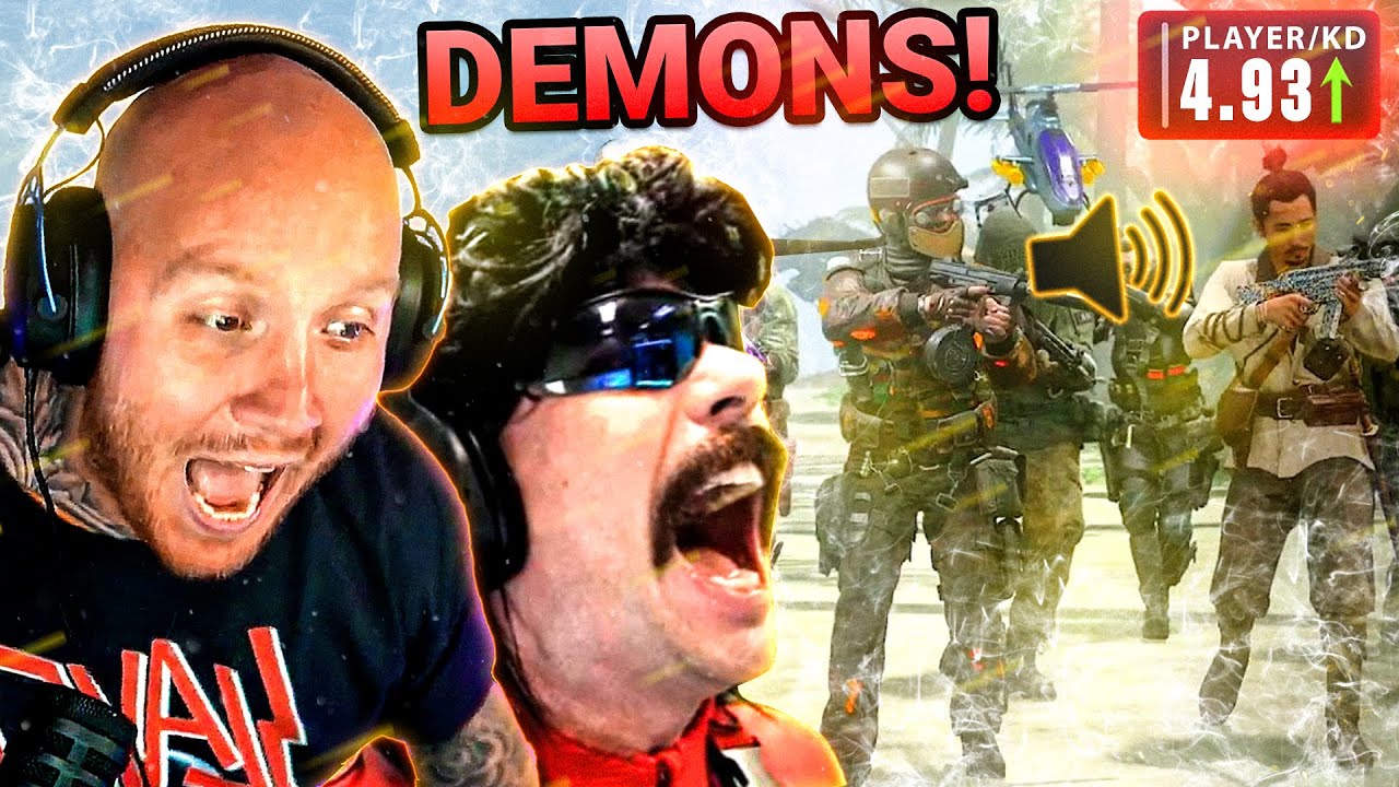 DR DISRESPECT AND I QUEUED INTO RANDOM QUADS IN REBIRTH AND FOUND 2 DEMONS...