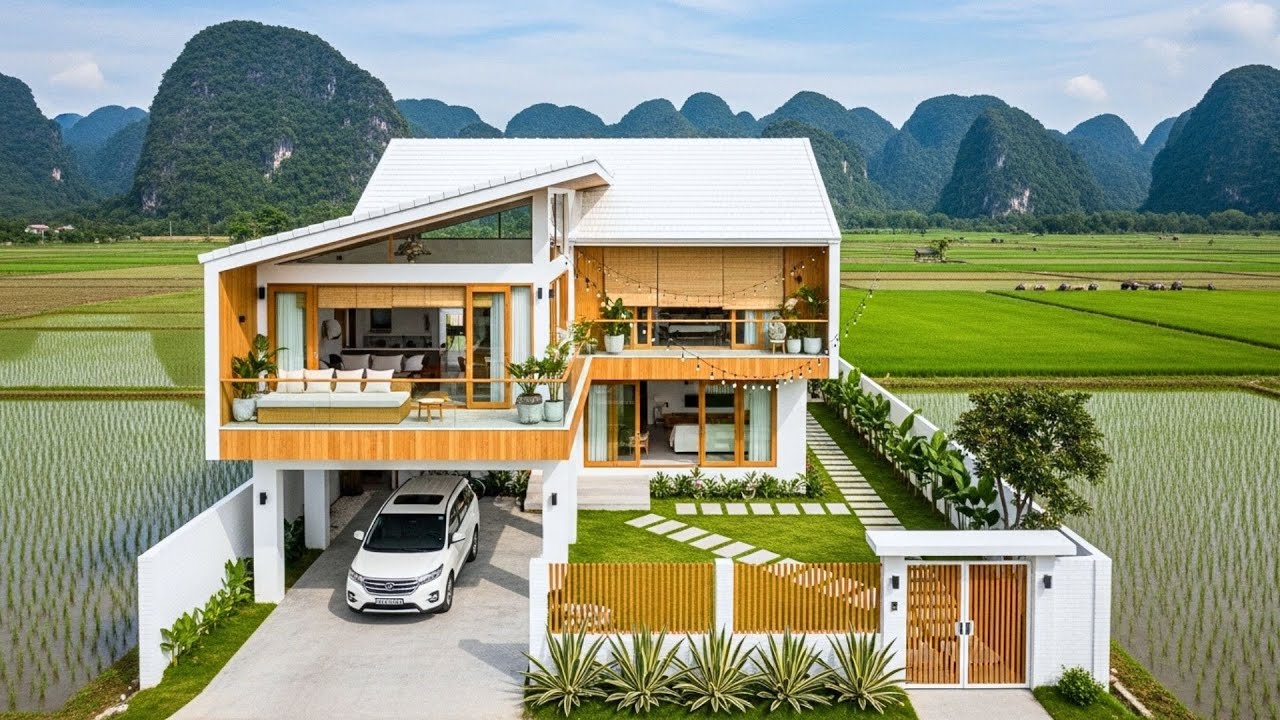 20 Inspirasi Rumah Mewah Tropis Di Tengah Alam Dengan Balkon Luas Dan Area Santai Terbuka