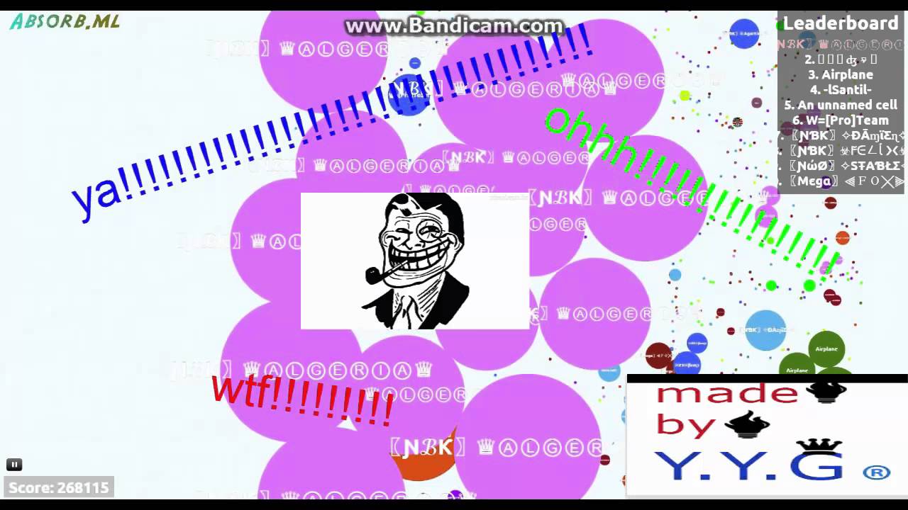 agar.io highscore 271.000 #/world record by 〖ƝƁƘ〗★ᗰƗᕼᗝᑌᗷ★ツ