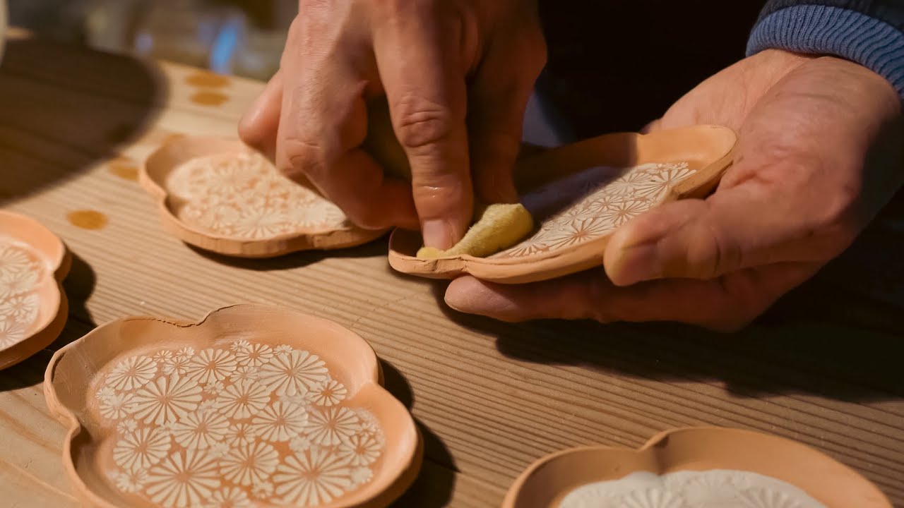 木瓜型の豆皿をつくる - 陶芸