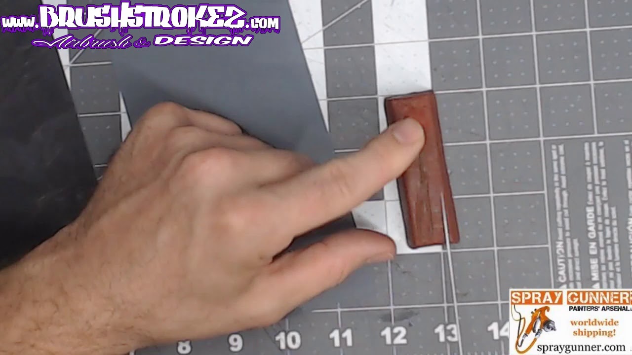 How to polish your airbrush needle LIVE