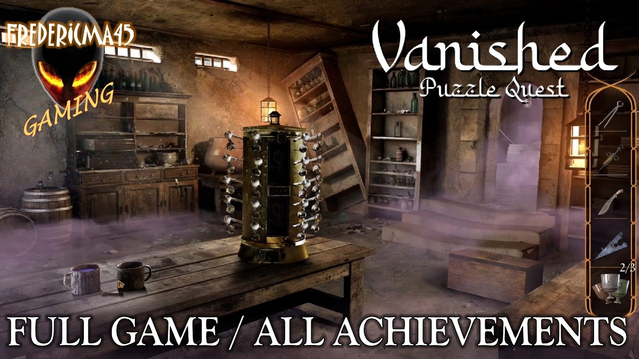 Vanished Puzzle Quest FULL GAME Walkthrough (Point & Click Puzzle Game) [Free Game on Steam]