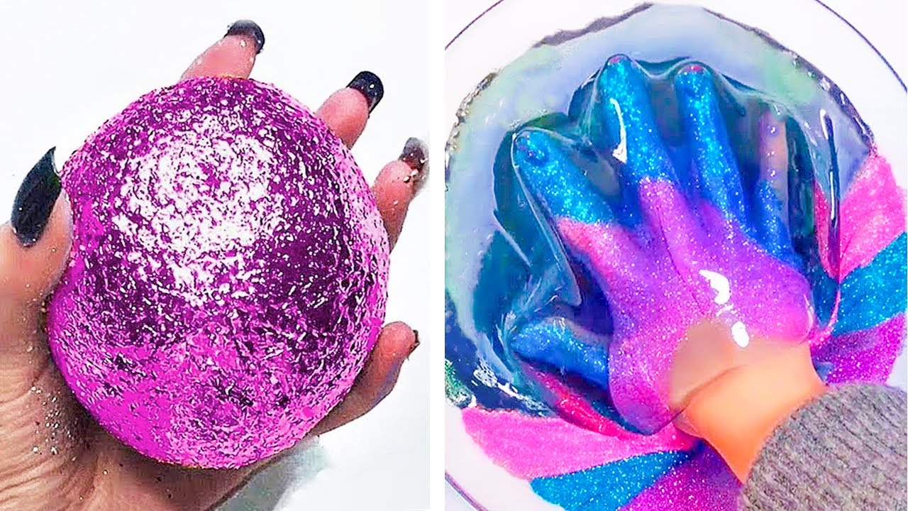 Удовлетворяющая слизь Slime ASMR | Расслабляющее видео слизи # 2293