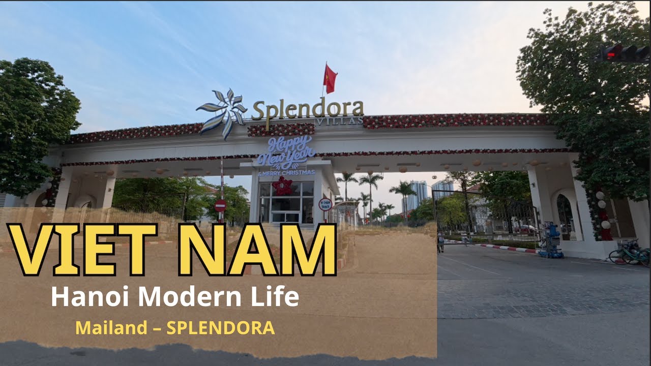 Hanoi Modern Urban Life 🇻🇳 | Walking 4K in Mailand Splendora Urban Area P.1