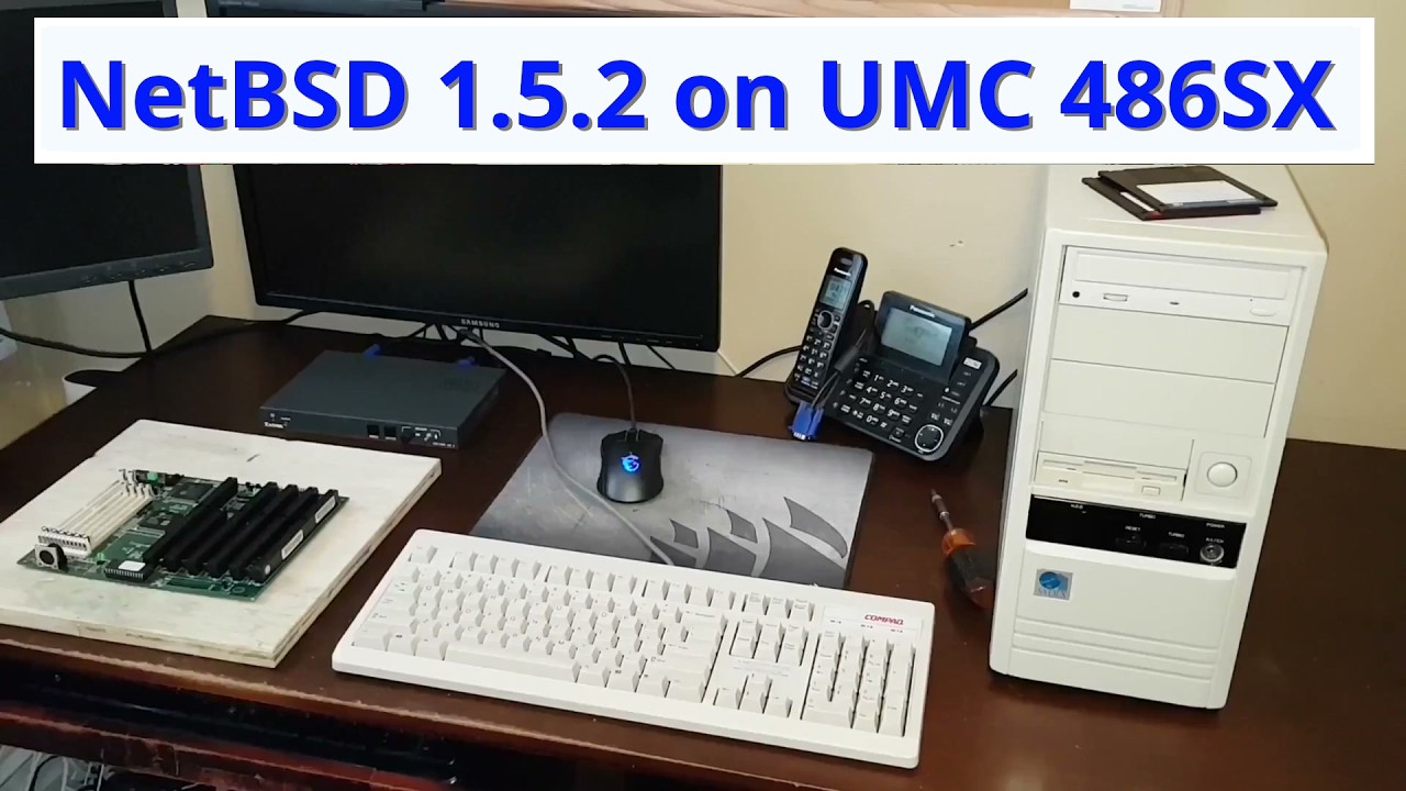NetBSD 1.5.2 на неисправном компьютере 486SX