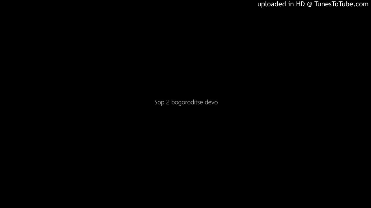 Sop 2 bogoroditse devo - Rachmaninoff