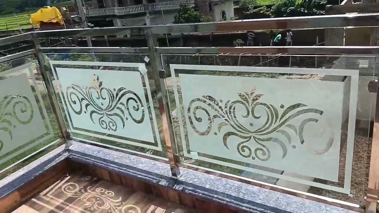 Simple glass railing design 8292578624