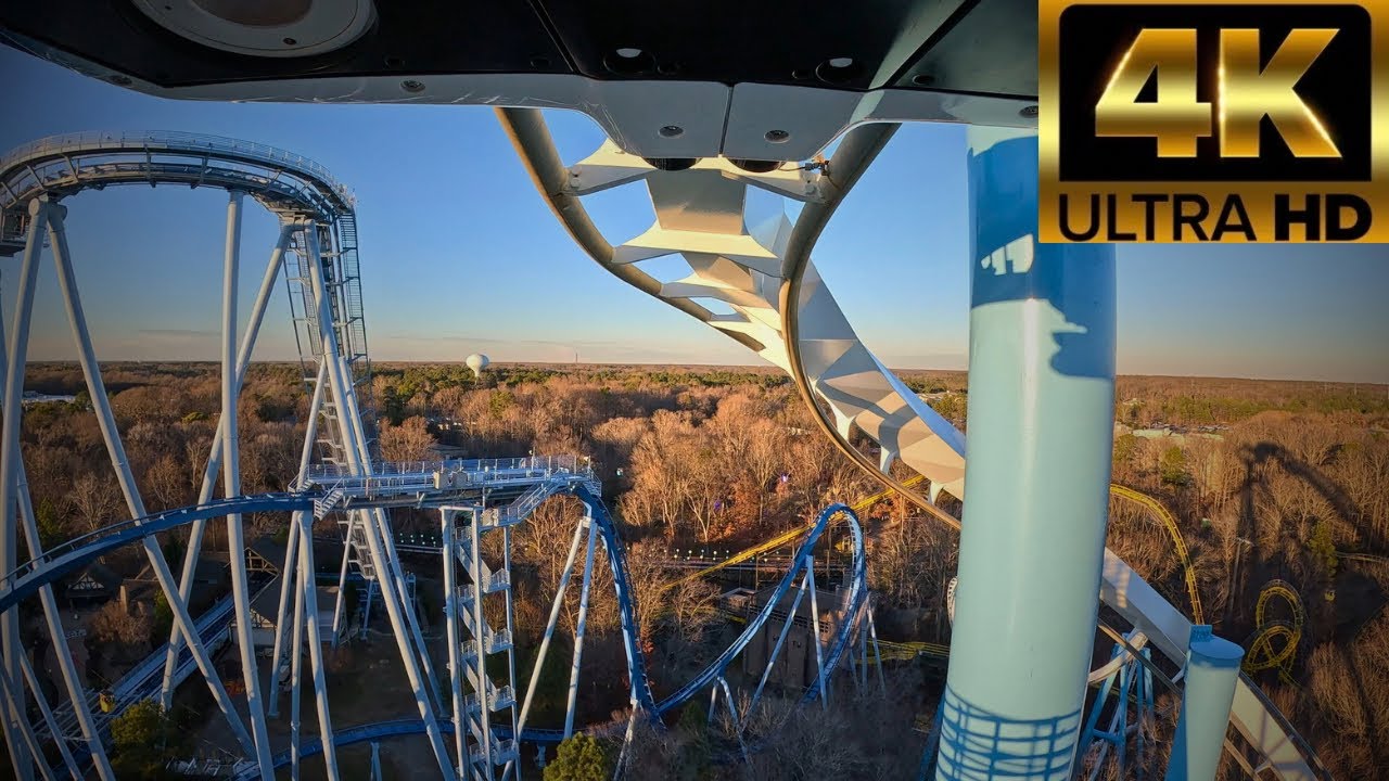 **INVERTED ROLLER COASTER** Alpengeist Front Seat On-Ride POV (4K) December 2023
