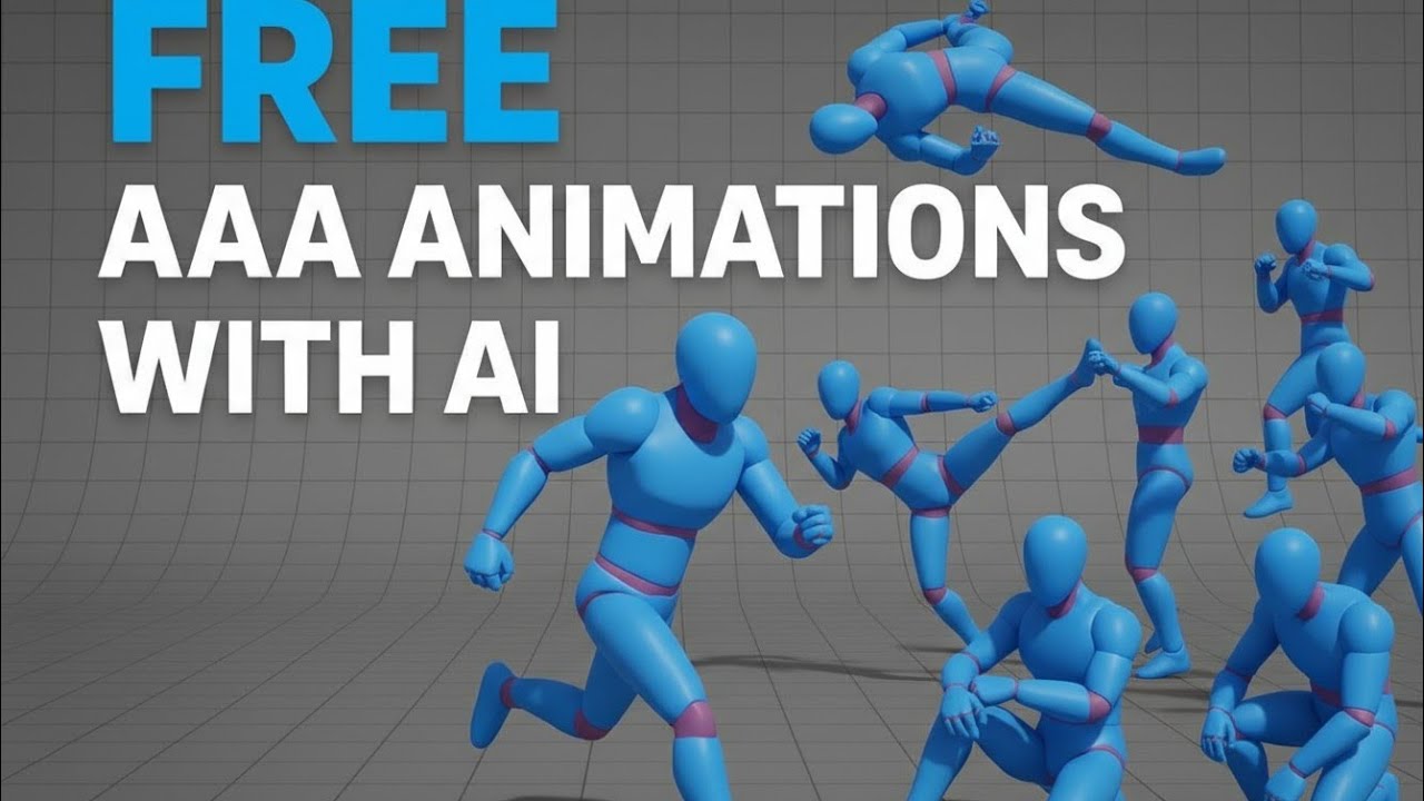 How to create AAA animations with AI in Unreal Engine 5 for free