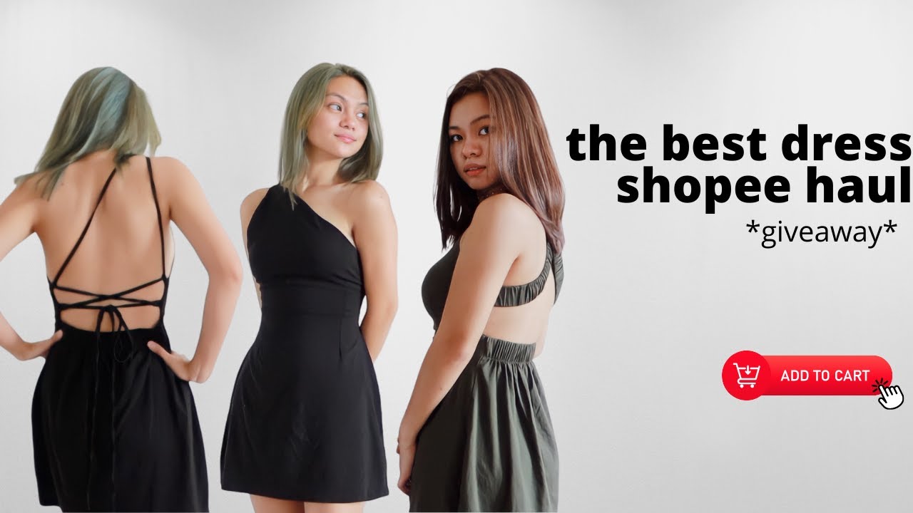 The Best Shopee Dresses Try-On Haul 2021 (+Giveaway) || Michelle G.