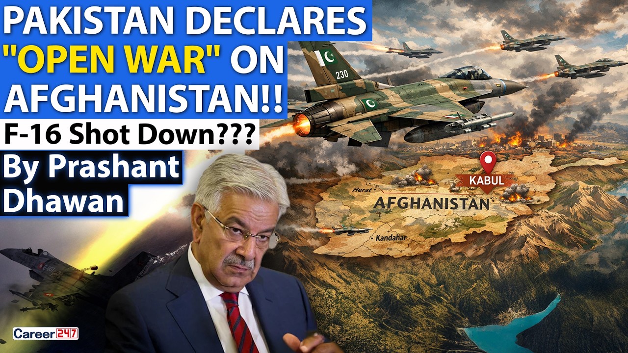 PAKISTAN DECLARES OPEN WAR ON AFGHANISTAN | F 16 Shot Down by Afghanistan?? | By Prashant Dhawan