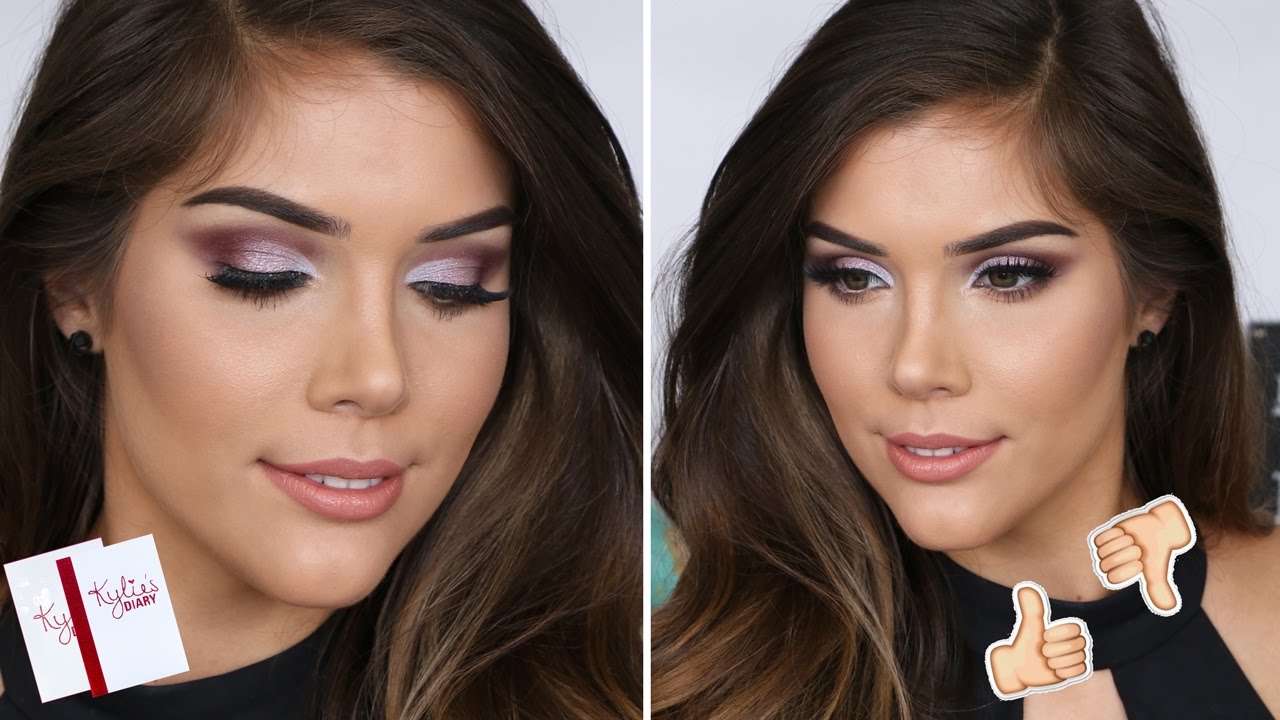 KYLIE'S DIARY GLAM MAKEUP TUTORIAL + REVIEW | Katerina Williams