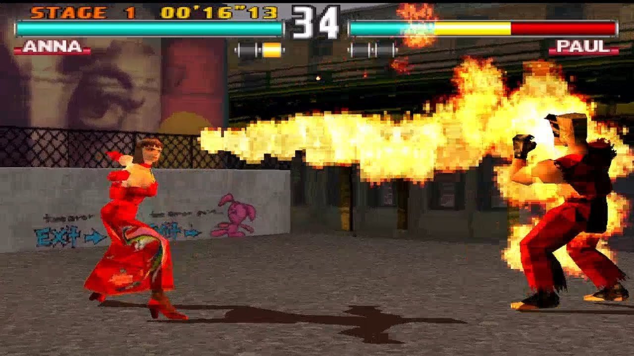 Tekken 3 Anna with Ogre Moves Arcade