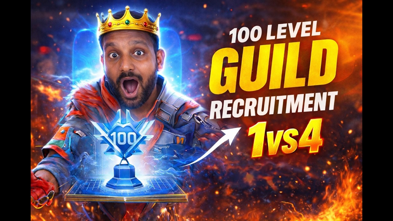 🔴 LIVE || Telugu  100 Level GUILD || INDIA 100 LEVEL || free fire live Telugu #freefirelive
