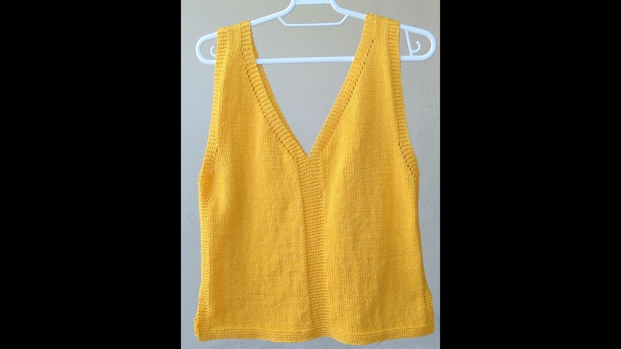 Blusa de Verâo em Tricô