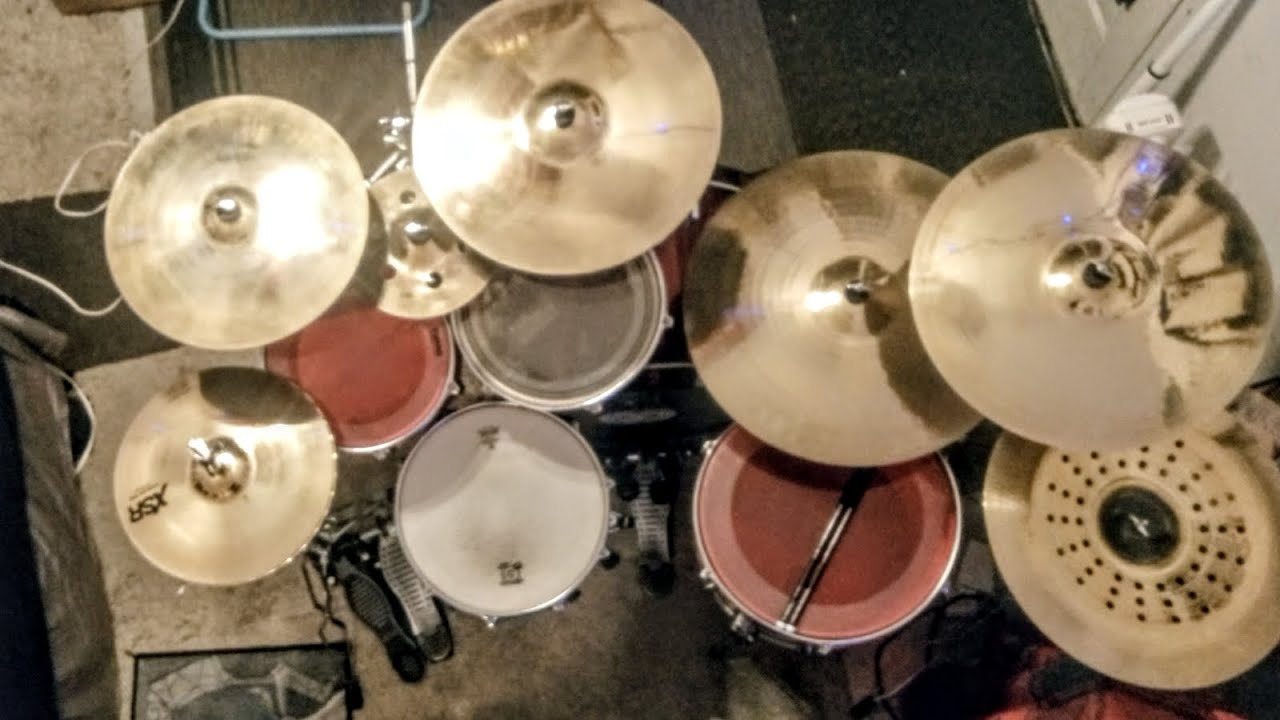 My new drum kit and setup. 
